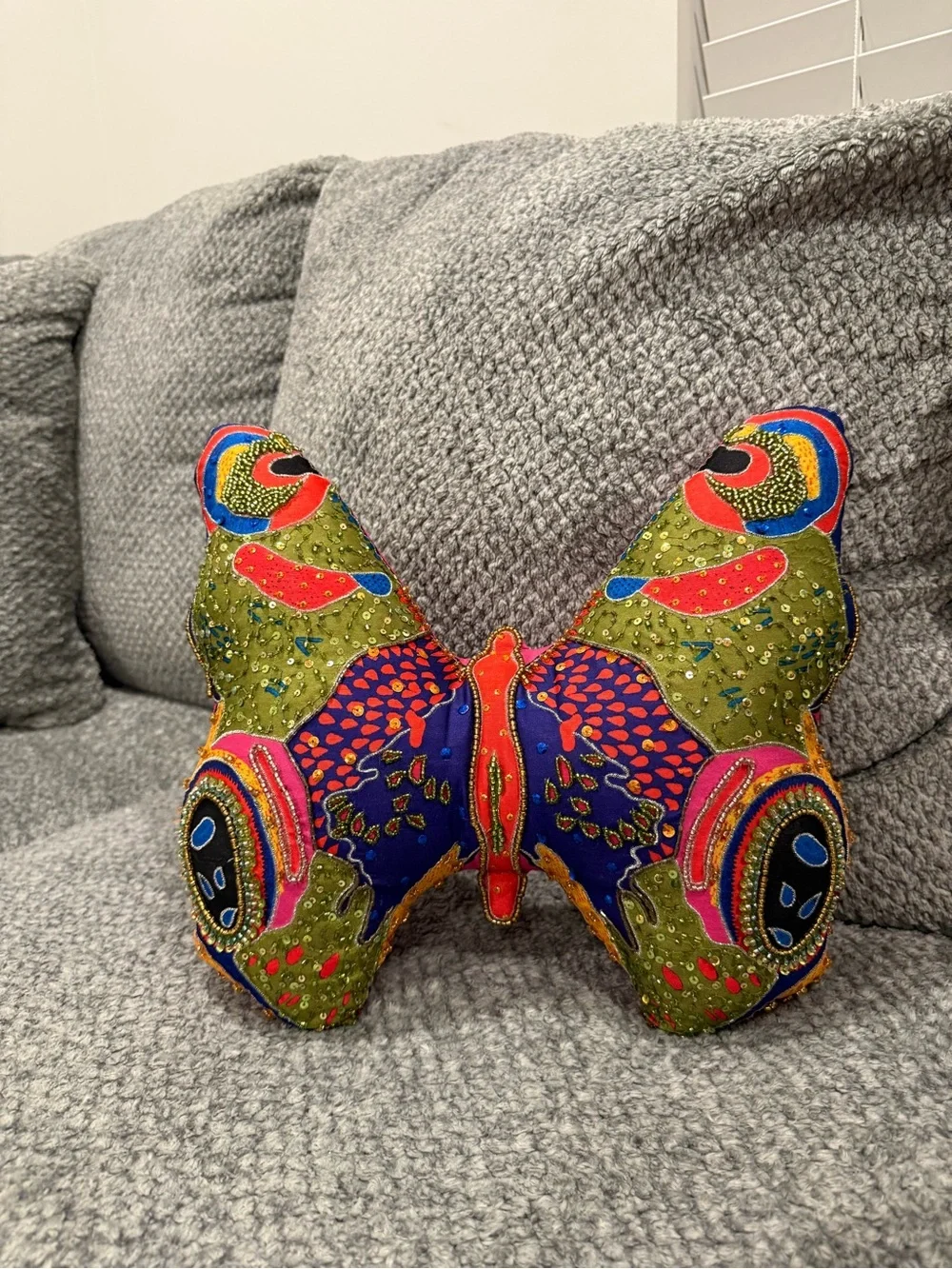 Earthbound decor pillow- butterfly